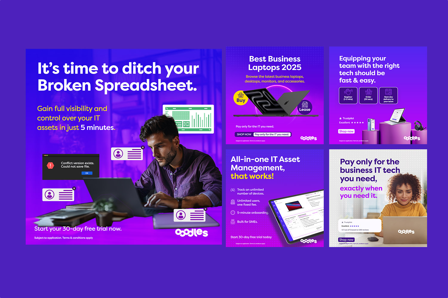 Social Media Post Design For Ooodles
