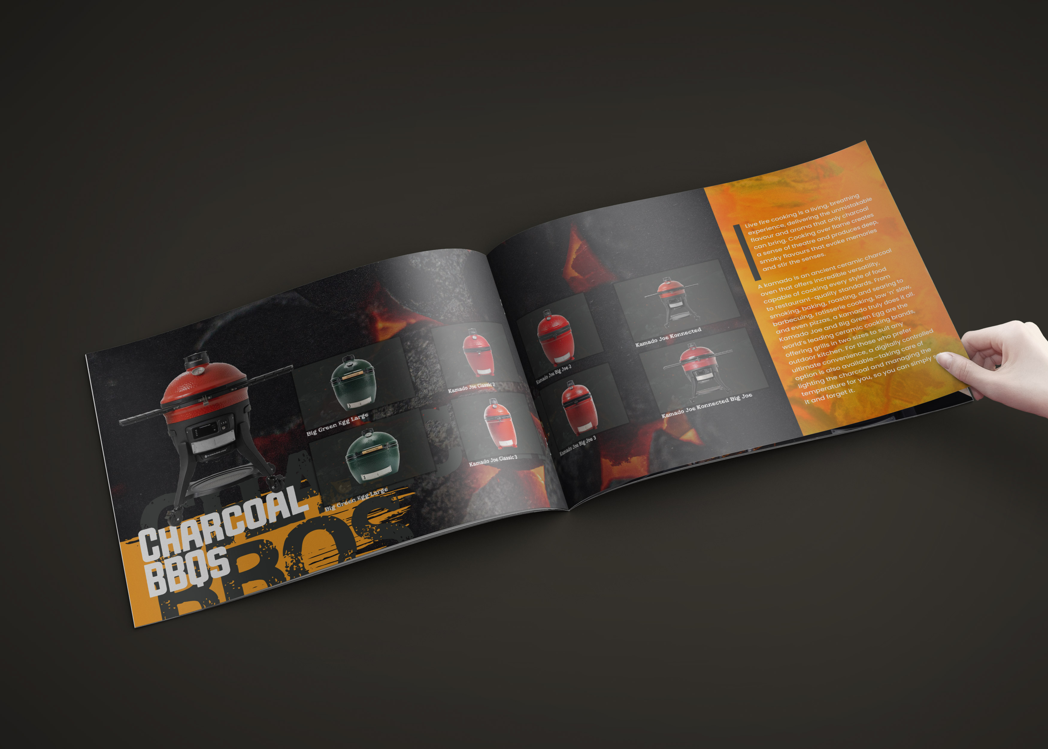 Product Catalogue Design for Spitfired Outdoor Kitchens detail