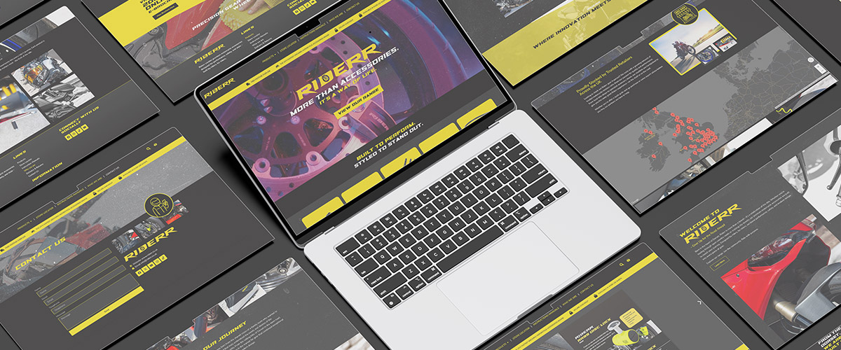 Riderr Website Design